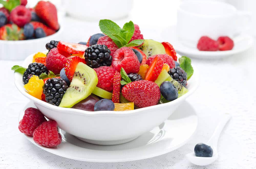 a big bowl of fruit salad